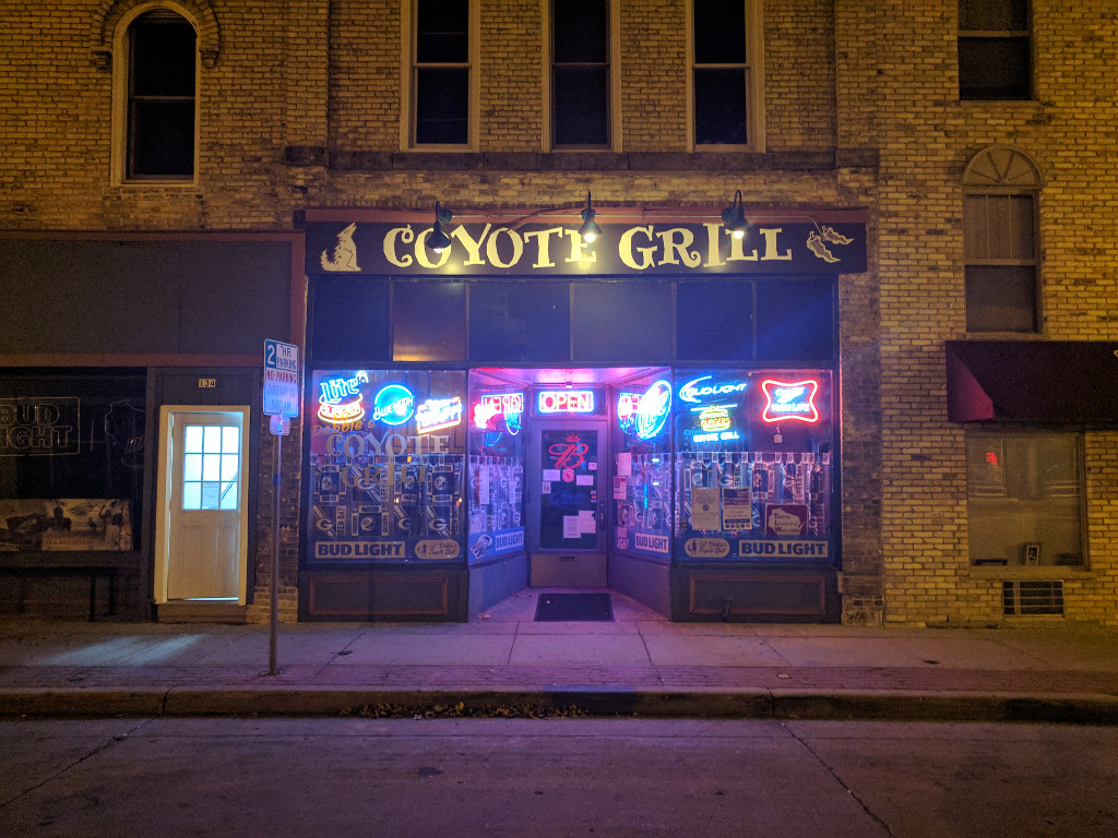External view of Coyote Grill during the daytime